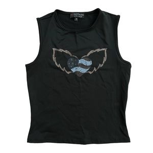 Y2K HEART ANGEL GRAPHIC TANK